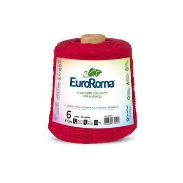 Imagem de Barbante EuroRoma nº 6 1Kg 1016m, 1000 - Vermelho