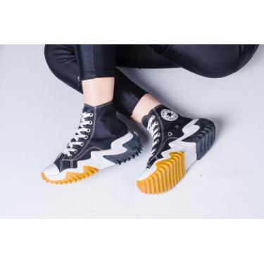 Imagem de bota tratorada feminina - black star, Preto, 35