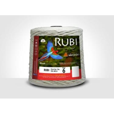 Imagem de Barbante Rubi 2kg nº 6 - São João