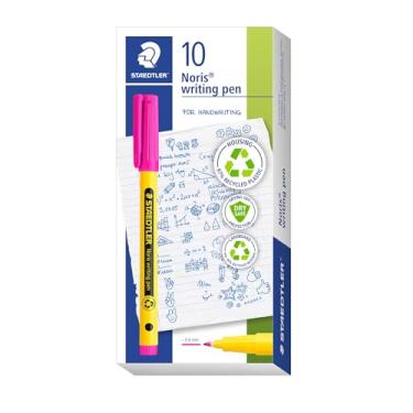 Imagem de STAEDTLER Caneta de escrita Noris – Magenta, caixa com 10 fineliners