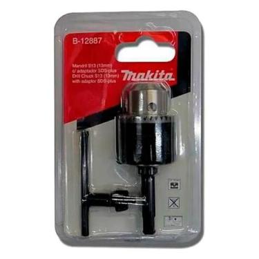 Imagem de Conjunto Mandril 13mm (Chave) Adaptador SDS Plus Makita B-12887