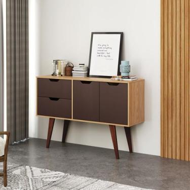 Imagem de Aparador para Sala de Estar 2 Portas e 2 Gavetas - Movelbento