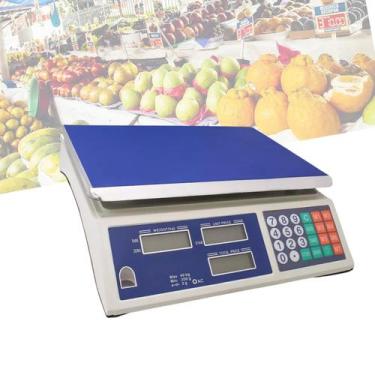 Imagem de Balança Comercial Digital a Bateria 40kg Alta Precisão Bivolt Economic