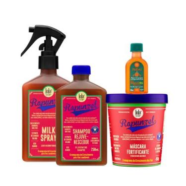 Imagem de Kit Lola Rapunzel Sh 250ml + Spray Milk 250ml + Masc 450ml + Pinga! Ól