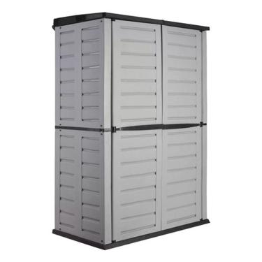 Imagem de Armario Depósito De Jardim Plástico Premium 220x89x151cm