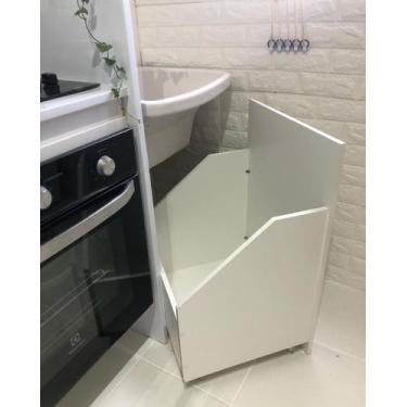 Imagem de Nicho gabinete para tanque com rodinhas - Dylon moveis