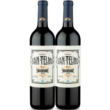 Imagem de Kit 2 Garrafas Vinho Tinto San Telmo Malbec 750ml