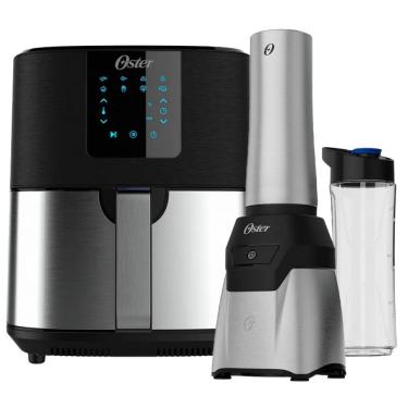 Imagem de Kit Blender Power Inox E Fritadeira Ultra Digital 4,8L Oster 220V
