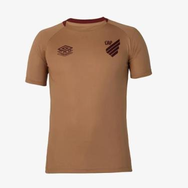 Imagem de Camisa Athletico Paranaense Treino 25/26 Umbro Masculina - Dourado, GG