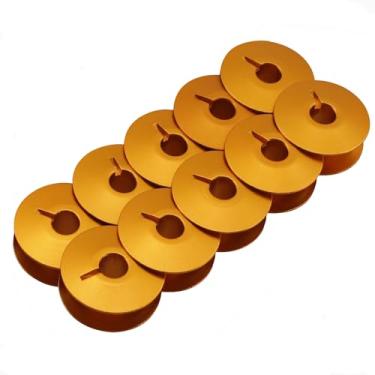 Imagem de Fbshicung 10 bobinas jumbo #767860107 compatíveis com Janome Brand HD9 (versão 2, não versão 1), acessórios para máquinas de costura HD9BE