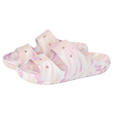 Imagem de Crocs Sandália antiderrapante unissex para adultos, Quartzo/Multi, 41