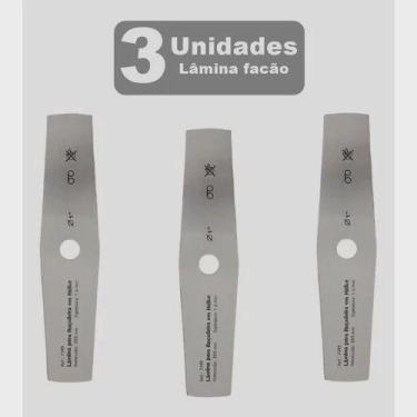Imagem de Kit Universal 3 Laminas de corte 2 Pontas - Sa, Songle, Nakazaki ou Si