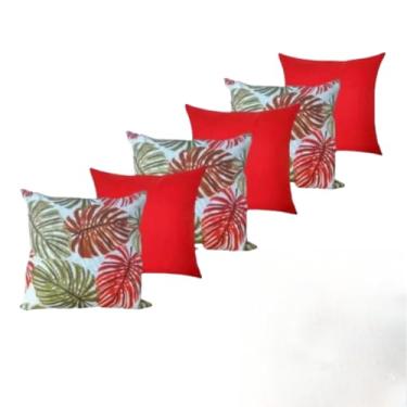 Imagem de ALMOFADAS CHEIAS COM ENCHIMENTOS PARA QUARTO SALA OU SOFÁ (COSTELA VERMELHA)