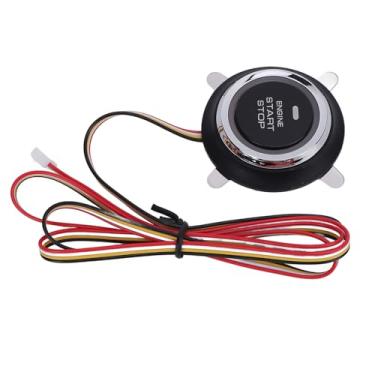 Imagem de aqxreight Alarme do Carro Push Start System Systemless Entrada Security Almear Smart One Key Iniciar o Kit Anti -Roubo Com RFID Cartão Auto Proteção para Veículos de Combustível de 12V