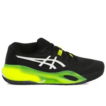 Imagem de Tênis Asics Gel Resolution X - All Court - Preto e Limão-38