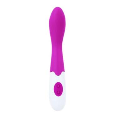 Imagem de Vibrador Ponto G Em Silicone 30 Vibrações Brinquedo Erótico Discreto Estimulador Ponto G [ROXO] 5225