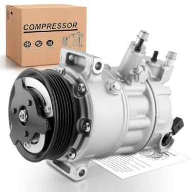 Imagem de Dacall Kit de compressor A/C de ar condicionado adequado para Volkswagen Touareg/Passat/Phaeton/Jetta/GTI/Golf/CC/Eos, adequado para Audi A3/A4/Q3 Peça de substituição Nº 1K0820803G, 1K0820808F