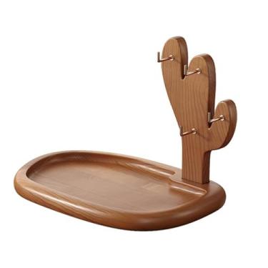 Imagem de Bothyi Porta-chaves para mesa de entrada, bandeja de armazenamento multifuncional resistente, organizador de joias, suporte para sala de estar, decoração de, Style B