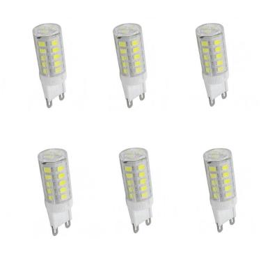 Imagem de Kit 6 Lampada Led G9 4W 110V 6500K Branco Frio Zan27