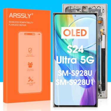 Imagem de Substituição de tela OLED para Samsung Galaxy S24 Ultra 5G S928 - para Samsung S24 Ultra 5G Display LCD Touch Screen Digitalizador Assembléia com ferramentas de reparo SM-S928B S928U S928N (preto com