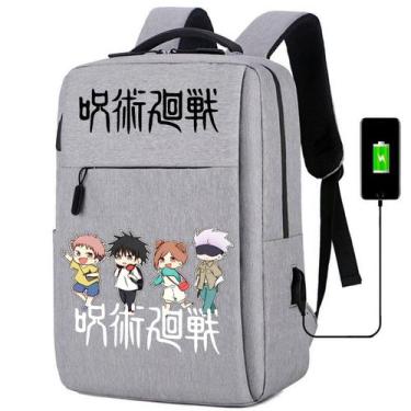 Imagem de Mochila USB Escolar Estampa Infantil Anime Fãs Baby Jujutsu Espaço Not