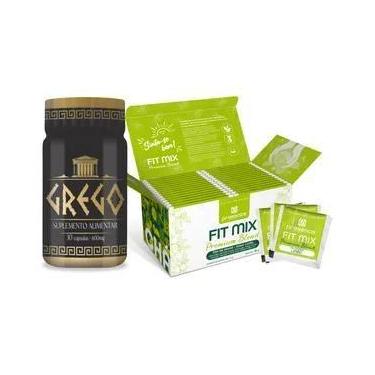 Imagem de Grego Suplemento + Chá Fit Mix 30 Sachês, Limão