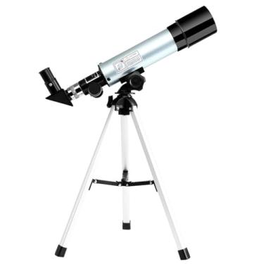 Imagem de Telescópio astronômico de alta definição 90x com tripé para iniciantes