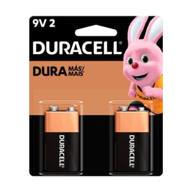Imagem de Bateria Duracell 9V Alcalina 2 Unidades