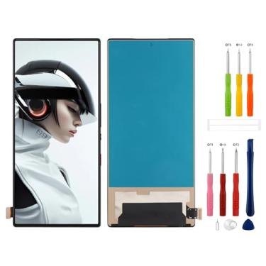 Imagem de SwarKing Substituição de tela TFT compatível com ZTE Nubia Red Magic 9 Pro Red Magic 9 pro+ NX769J (sem moldura) Tela LCD sensível ao toque digitalizador com ferramentas de reparo - SEM impressão