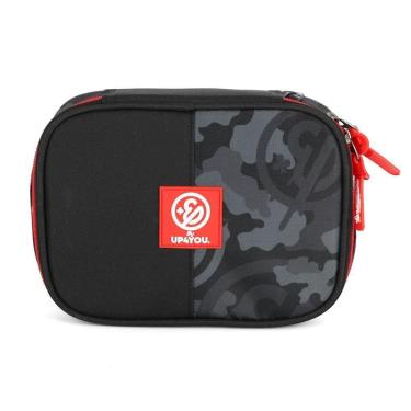 Imagem de Estojo Box Baú Escolar Enaldinho Vermelho Up4You Luxcel