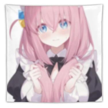 Imagem de LIEGBMEU Tapeçaria de biquíni sexy anime menina 152.4 cm x 152.4 cm interior exterior parede colcha arte decoração de tapeçaria caprichosa, AF315