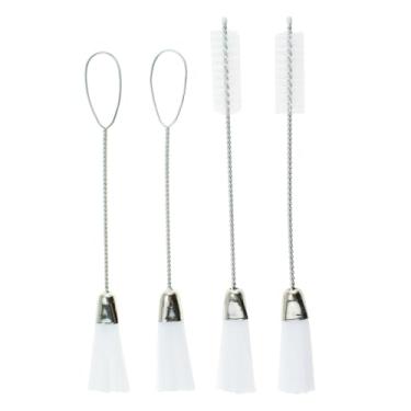 Imagem de MTQY 4 peças de escova de limpeza para máquina de costura de 170 mm, multifuncional, teclado de computador, removedor de poeira, ferramentas de caixa de ferramentas de ponta única e dupla