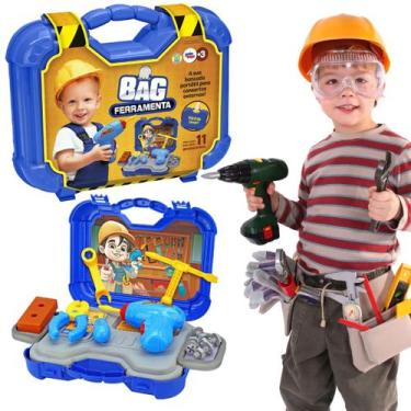 Imagem de Maleta Bag Kit Ferramentas Brinquedo Infantil 11 acessorios - Paki Toy