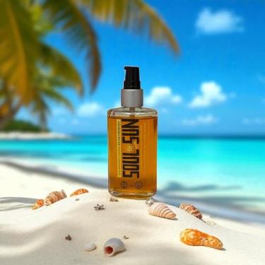 Imagem de Óleo hidratante Bronzeador Soul Sun Glow Mix de Óleos naturais - Monoi do Tahiti, Buriti, Urucum, Cenoura e Coco.