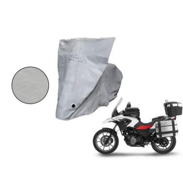 Imagem de Capa Protetora Moto BMW G650 GS Com Baú Cinza - Kahawai, cinza