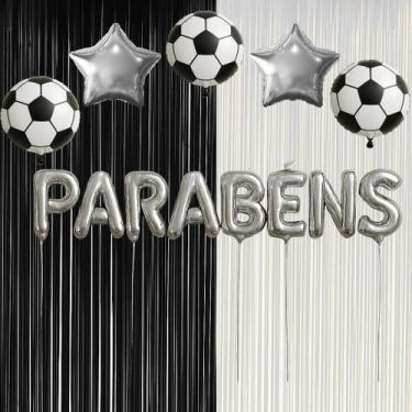 Imagem de Kit Decoração de Festa Tema Corinthians, Aniversários, Parabéns, Corti