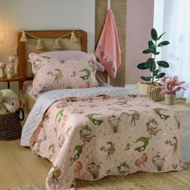 Imagem de Kit Cobre Leito Casal Infantil Casual Kids 3 Peças Appel, Princesa