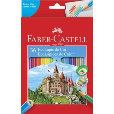 Imagem de Lápis de cor Faber-Castell EcoLápis Sextavado com 36 cores
