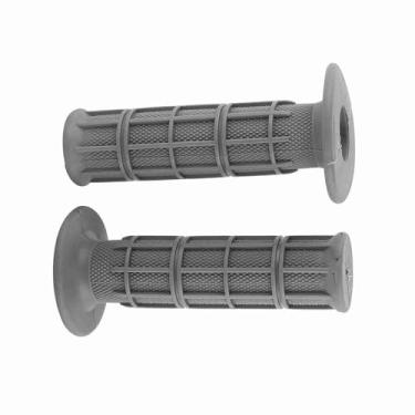 Imagem de Pegas de mão, pegas de mão de motocicleta, punhos de scooter - Punhos de bicicleta suja para a maioria das motocicletas, scooters, bicicletas de pit bike, motocross gel guidão (cinza)