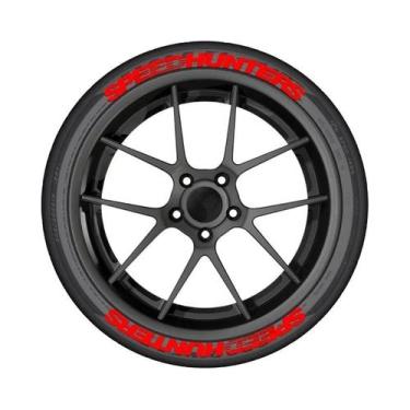 Imagem de Adesivos De Letras Para Pneus De Carro 3D Speedhunters, 2 Peças, À Pro