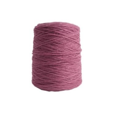 Imagem de Fio de acrílico para tufos, tricô, tecelagem e outros artesanatos - Cone de 500 g - 3 camadas Dusty Rose