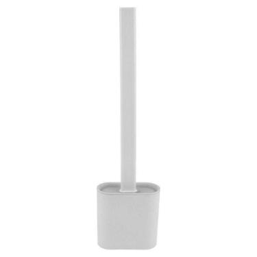 Imagem de Escova Sanitária Com Cerdas Em Silicone Alcança Cantos Branco - YAAY