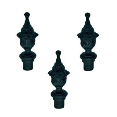 Imagem de Kit 3 Pinhas Ferro Fundido N10 Para Grade Portão Sacada Muro - UNICLÁU