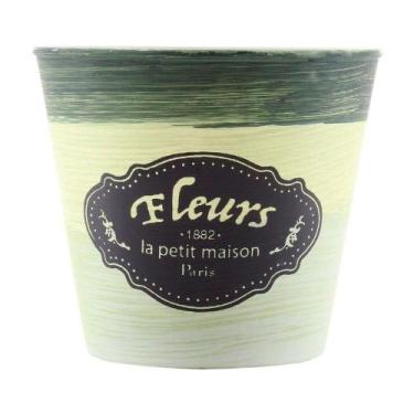 Imagem de Mini Vaso De Planta Cachepot Estampado Decorado 11cm - Gici Casa