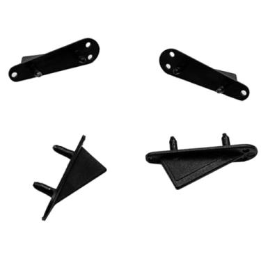 Imagem de URIMPAVIDO 4PCS RC Airplane Nylon Fixed Tip Protector Wing Tip Protector Protecting Corner for RC Plane Aircraft Helicopter DIY Model Plane Parts (60x22mm Black)