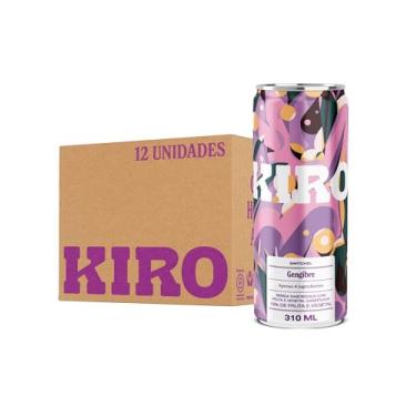 Imagem de Kiro Gengibre 310ml - 12 unidades - 100% Natural - Ginger Ale Premium Soda - Sem Adição de Açúcar - Apenas 32 Calorias - Zero Sódio