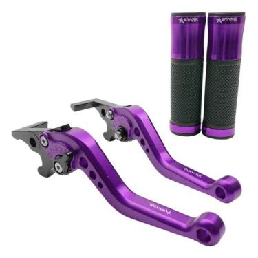 Imagem de Manete Esportiva Manopla Xmax 250 X-max Xmax - Stark Race, Roxo