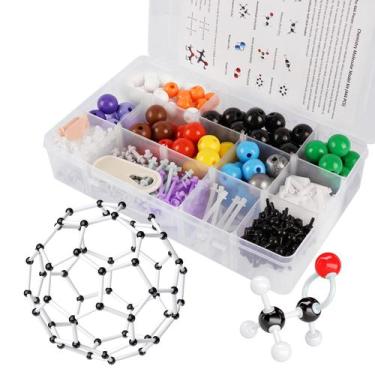 Imagem de Kit de modelo molecular YCHOULEK 444 unidades para aulas de química