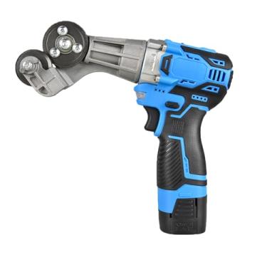 Imagem de Tesoura EléTrica Para Metal,Cortador De Chapas De Metal Sem Fio, Com IluminaçãO Led, Velocidade AjustáVel Para Chapas De Ferro, Cobre, AlumíNio E AçO