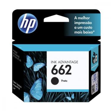 Imagem de Cartucho de Tinta HP 662  CZ103AB, Preto